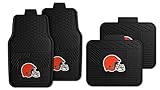 Fanmats Cleveland Browns Set of 4 Car Mats for