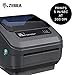 Zebra – GK420d Direct Thermal Desktop Printer for Labels, Receipts, Barcodes, Tags, and Wrist Bands – Print Width of 4 in – USB, Serial, and Parallel Port Connectivitythumb 1