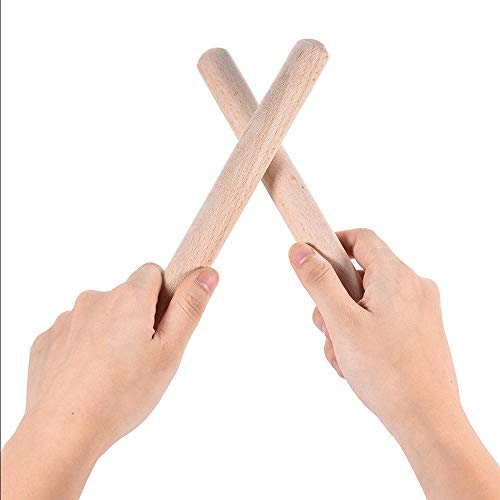 10pcs Musical Instruments Percussion Toy Rhythm Band Set Including Tambourine Maracas Triangle Castanets Wrist Bell for Kids Children Baby