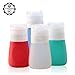 YINGGG Squeeze Portable Salad Dressing Container to Go Bottles Sauce Leakproof Condiment Storage Bottle, Dressing to Go for Lunch set of 4 (85ML)