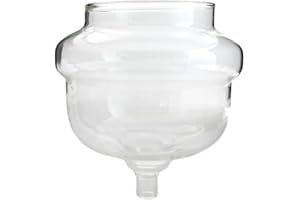 YAMA GLASS Yama CDM8 Replacement Top Beaker - Borosilicate Glass For 6-8 Cup Cold Brew Towers, Heat-Resistant, Dishwasher Safe