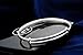 Merdia Women's S999 Sterling Silver Charm Bracelet Frosted Pattern