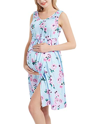 GINKANA Labor/Delivery/Nursing Hospital Gown Maternity - The Perfect for Maternity Hospital Nursing