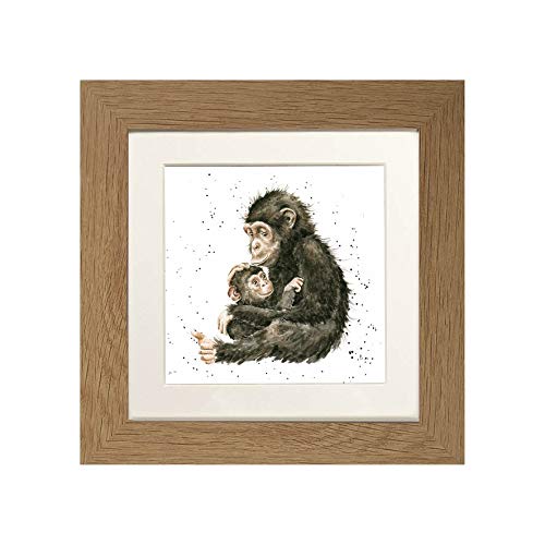 Wrendale Designs - 'Just The Two Of Us' Framed Card - Oak