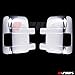 A-PADS Compatible with 2 Chrome Telescopic Mirror Covers for 2008-09 10 11 12 13 14 15 2016 Ford F250 & F350 +SUPER DUTY - WITH Turn Light Cutout