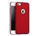 YIHAILU iPhone 7 Case Smoothly Shield Skin Shockproof Scratch Resistant Thin Slim Full Body Protective Case for iPhone7 (Silky Red)