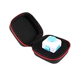 Nylon Zipper Box for Fidget Cube Relieves Stress & Anxiety Attention Toy (Black)