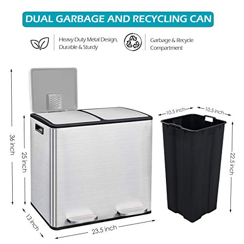 Garbage Recycling Can Combo at Thomas Harrington blog