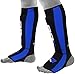 RDX Shin Guards for Kickboxing, Muay Thai, Approved by SATRA, Neoprene Instep Leg Protector Foam Pads, Protective Gear for Martial Arts, Sparring, BJJ Training and Boxing