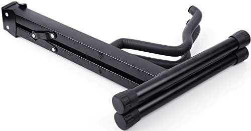 GPCT Universal Foldable Guitar Stand. Ready-To-Use Position, Adjustable Portable Light Weight Guitar Holder. For Electric Box/Classical/Folk/Flamenco/Hawaiian/Bass/Violin/Ukulele/Banjo/Mandolin