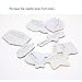ONINIT Acrylic Brooches Set Funny Letter Fruit Pin for Clothes/Bags/Backpack (15 Pieces)