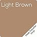 Craftables Light Brown Heat Transfer Vinyl HTV - 5 Sheets Easy to Weed Tshirt Iron on Vinyl for Silhouette Cameo, Cricut, All Craft Cutters. Ships Flat