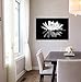 Flower Canvas Prints Art for Bedroom Lotus Flower Pictures Prints Black and White Floral Bloom Blossom Close Up Pictures Prints on Canvas Wall Decoration for Bedroom Framed