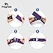 Fragraim Yoga Straps (6ft) – Durable Cotton Exercise Strap with Adjustable D-Ring Buckle for Stretching, Gym Workouts – Improve Flexibility, Balance and Physical Therapy (Purple)thumb 2