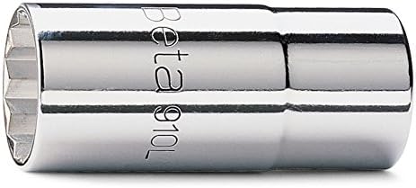 Beta 9100315 Model 910B L15 Bi-hex Hand Sockets, Long Series, 3/8 Drive, 15mm