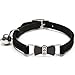 Soft Cat Collar Bowtie Kitten Collars with Bell Charm 8-10