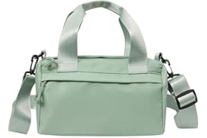 Mini Messenger Gym Bag Nylon Tote Bag Multipurpose Fitness Shoulder Stylish Travel with Adjustable Strap