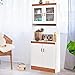 Giantex Microwave Cabinet Counter Kitchen Pantry Cupboard Storage Cabinet Shelves White (72