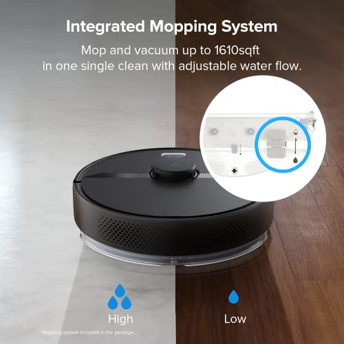 roborock S6 Pure Robot Vacuum and Mop, MultiFloor Mapping, Lidar