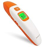 Konquest Medical Digital Forehead and Ear Thermometer for Babies, Children and Adults FDA Approved Clinically Tested with Upgraded Firmware