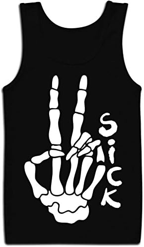 Stay Sick Clothing Men's Peace Mens Tank Large Black