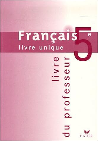 Amazonfr Français 5e Livre Unique Livre Du Professeur - 