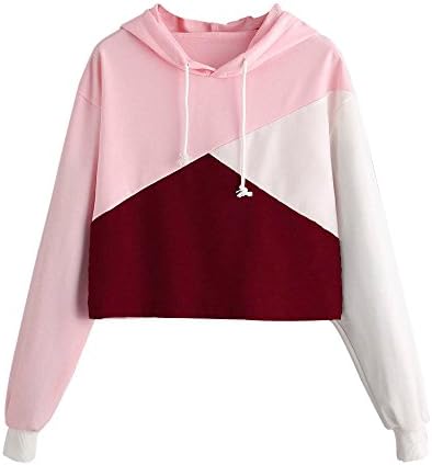 Ladies Womens Girls Crop Hoodie New Cropped Hooded Hoody Sweatshirt Plain Jumper Heavy Sweat Pullover Tops