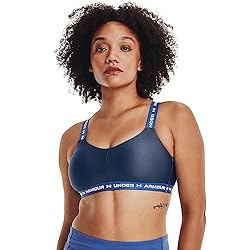 Under Armour Women's Crossback Low Bra, Utility