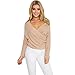 Froomer Sexy Women V Neck Off The Shoulder Irregular Pullover Sweater