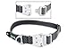 Mighty Paw Metal Buckle Dog Collar, All Metal Hardware, Lightweight Collar, Reflective Stitching, Strong, Durable (Medium, Grey)