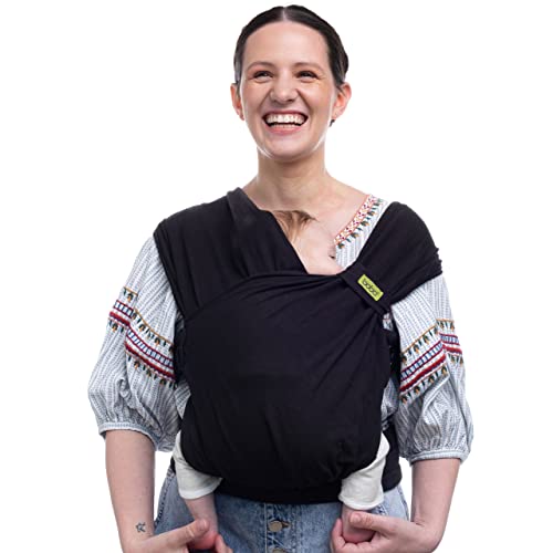 Boba Pre-Wrapped Baby Wrap Carrier with Buckle, Easy Adjust Soft Infant  Baby Carrier Hybrid for Boy or Girls, Baby Sling for Newborn up to 35 lbs 
