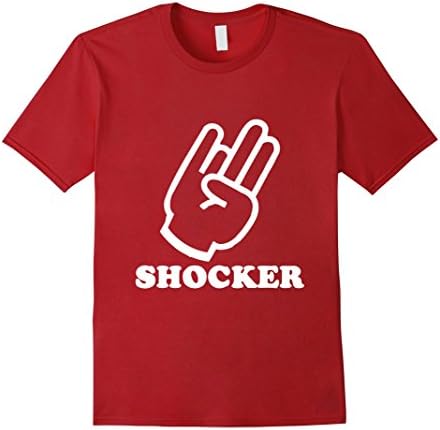 Men's Shocker Hand T-Shirt Medium Cranberry