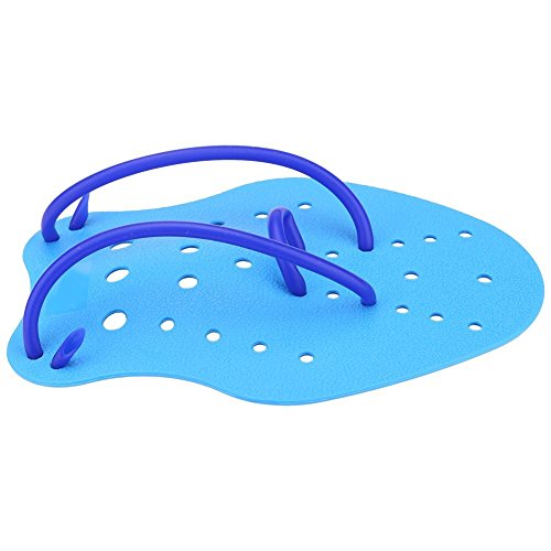 2Pair Hand Paddles Swimming Training Paddles Aquatic Gloves with Adjustable Strap Diving Hand Fin Webbed Flippers Paddle Aquatic Fitness Equipment for Adults and Kids Snorkeling, Surfing (L) - Thumbnail 4