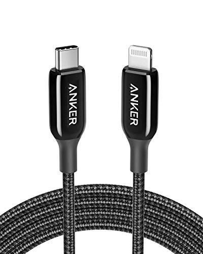 Anker USB C to Lightning Cable (6ft) Powerline+ III MFi Certified for iPhone 13 13 Pro 12 Pro Max 12 11 X XS XR 8 Plus, AirPods Pro, Supports Power Delivery (Black)