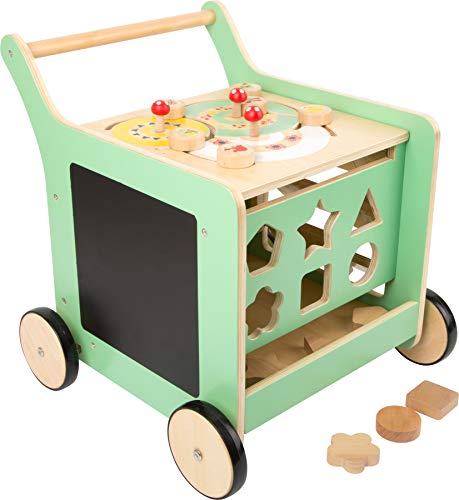 small foot Lauflernwagen "Move it!", aus 100% FSC®-Zertifiziertem Holz, Motorikspielzeug und Lauflernhilfe, 10947 – Bild 4