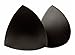 BRAVO Women's Triangle Sports Bra, Swimsuit or Bra Insert. (Black, A/B)