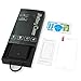LoHi Battery Case for iPhone 8 Plus / 7 Plus / 6s Plus / 6 Plus 7000mAh Capacity Support Headphones Smart Extended Battery Rechargeable Protective Portable Charger + Free Glass Film 5.5 Black