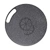 Cabilock Snijplank, kunststof, rond, serveerplank, ontbijtplank, fruit, groenten, brood, hakplank, marmerlook, 31 cm…