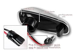 HK5 Pair Clear Lens Turn Signal Side Marker Light