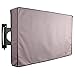 KHOMO GEAR Outdoor TV Cover Universal Weatherproof Protector for 30-32 Inch TV - Fits Most Mounts & Brackets, Grey (VC-tv-cover-30-grey)