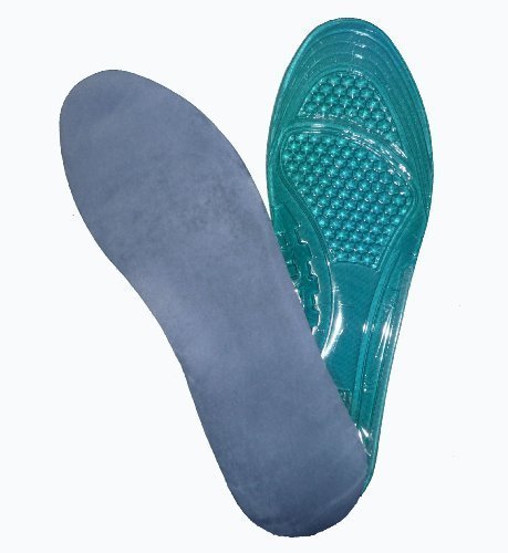 title=SturdyFoot- Solette massaggianti in gel da uomo, con supporto per l'arco