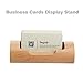 Segarty Wooden Card Holder, Business Card Organizer for Desk, Wood BC Display Stand Case for Office Home Christmas Valentine's Day Graduation Gift