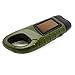 BABALI Hand Crank Solar Powered Flashlight LED Portable Dynamo Rechargeable Carabiner Buckle Emergency Mini Torch for Outdoor Camping Climbing Hiking