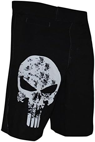 Warrior X Skull Training Shorts (Black Death, 34)