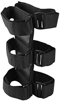 CADANIA Nylon Cars Fire Extinguisher Fixing Holder Bracket Belt Straps For Automobile Black