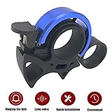 HUIRONG Bicycle Bell-Aluminum Alloy Mountain Bike Bells for Adults Loud Crisp Clear SoundCycling Bicycle Horn Women Run Bell Bike Ringer Bell 25.4&31.8mm Road Bike Ring Horn(2Size,3Colors)
