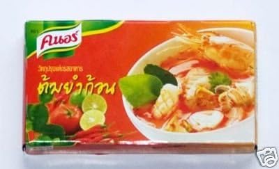 Thai Food Knorr Tom Yum Bouillon Cubes Very Cheap Price Free Shipping Made From Thailand