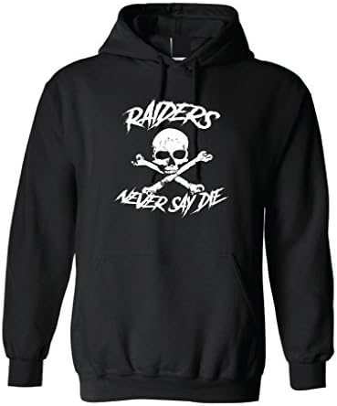 Local Imprint Raiders Never Die Hoodie-3XL-Black