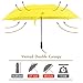 Lejorain Large Compact Golf Umbrella - 54inch Oversized Auto Open Close Folding Golf Umbrella Travel 210T Dupont Teflon Coated Vented Windproof Double Canopy