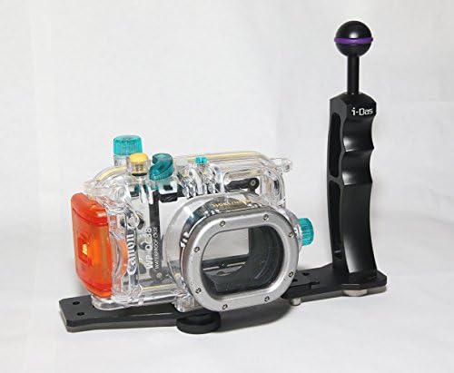 I-Torch I-Das Pistol Grip Handle Ball Tray with Gopro, Ikelite and Compact Camera Housing Mounts HD-GN TR-03